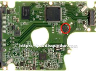 PCB pour disque dur 2,5" SATA 500GB Western Digital WD5000HHTZ, carte 2060-771831-001