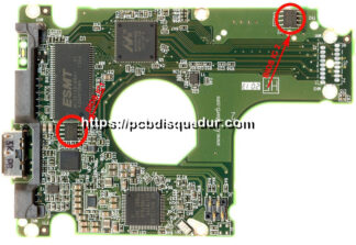 PCB 2060-771950-000 pour disque dur WD 2,5" USB