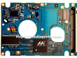 PCB pour disque dur 2,5" IDE 120GB Fujitsu MHV2120AT PL, carte CA26332-B43104BA