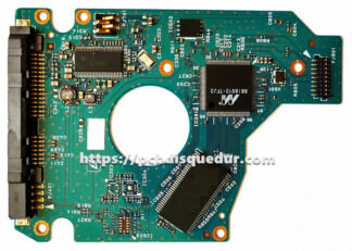 PCB pour disque dur 2,5" SATA 160GB Toshiba MK1656GSYF, carte G002587-0A