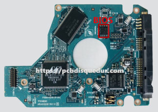 PCB pour disque dur 2,5" SATA 250GB Toshiba MK2561GSYB, carte G002915A